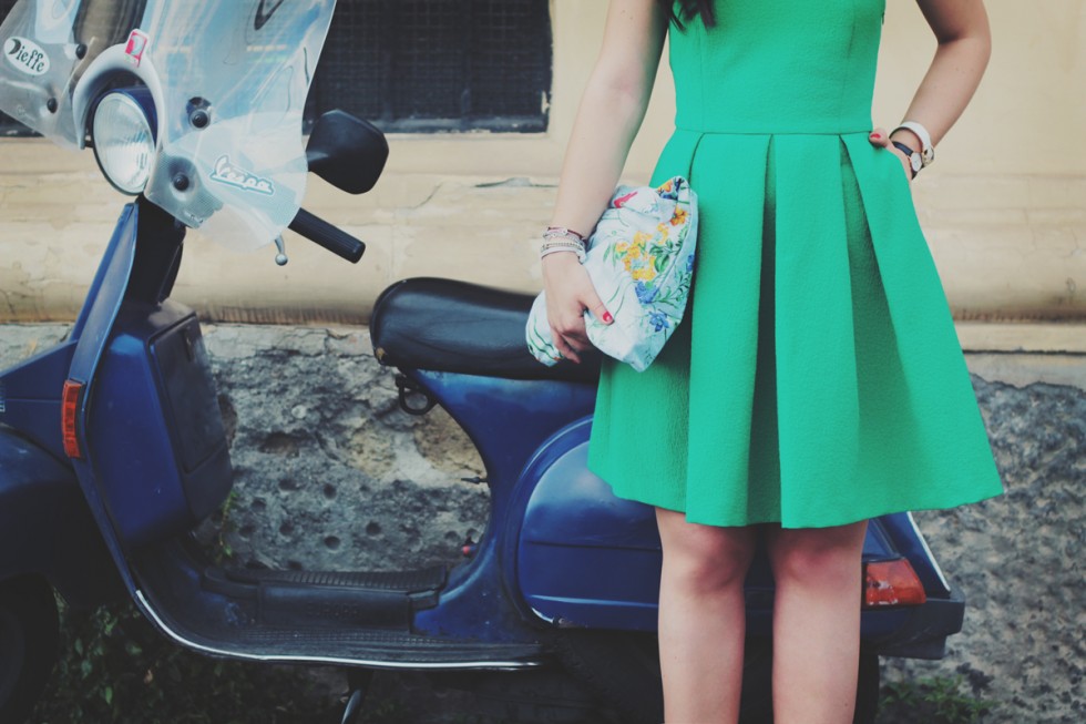 green-skirt-detail