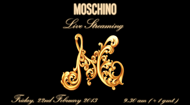 moschino fashion show live streaming